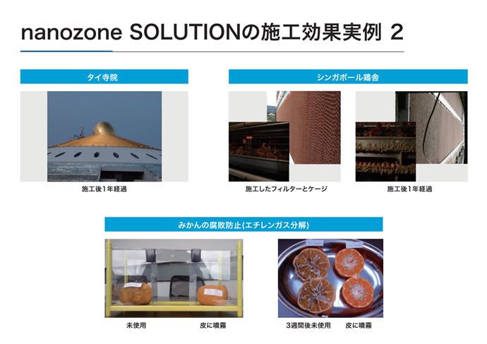 nanozone solutionの施工効果実例2